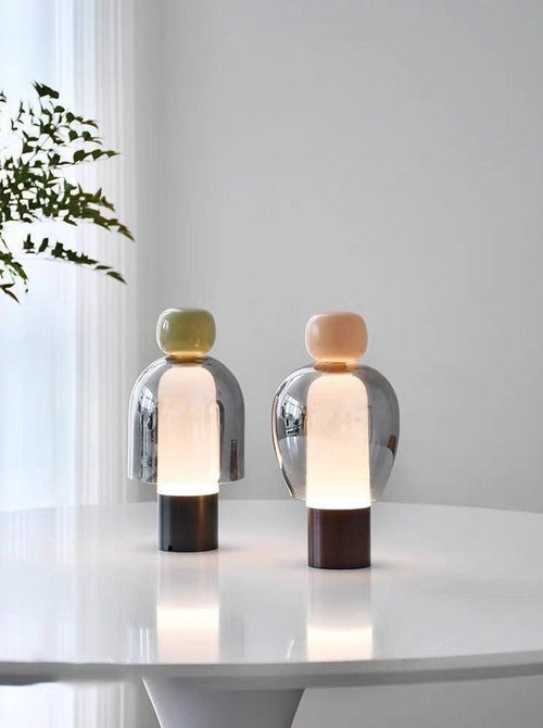 Dimmable Portable Cute Whimsy Eclectic Modern Table Lamp - Easy Peasy