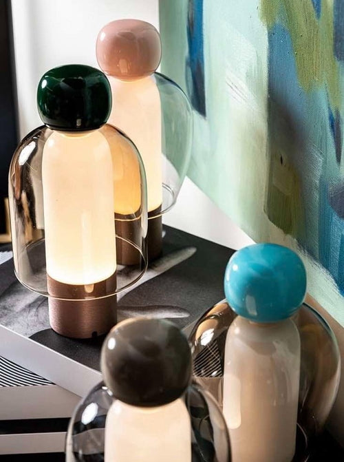 Dimmable Portable Cute Whimsy Eclectic Modern Table Lamp - Easy Peasy