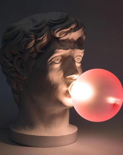 Naughty David Popping Gum Modern Designer Table Lamp - Cute Funny Deco